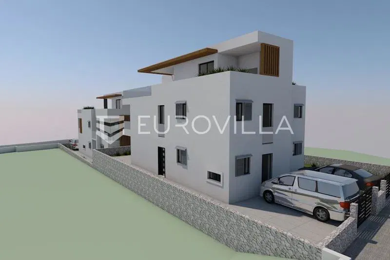 Tribunj, modern newly built semi-detached house – 2
