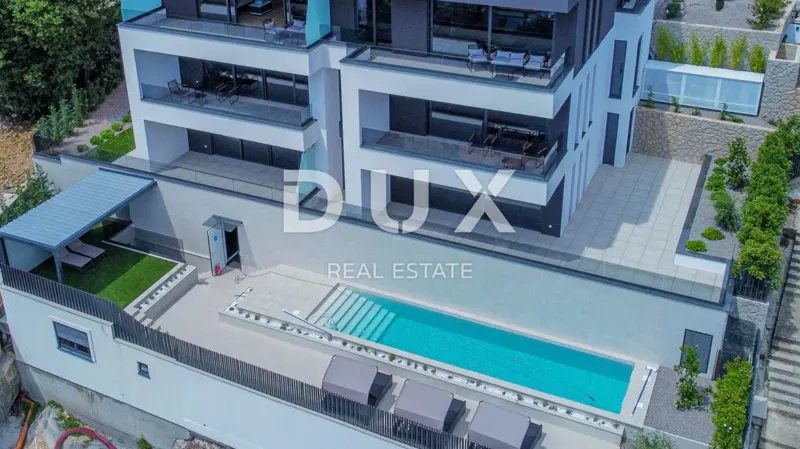 OPATIJA, CENTRO - appartamento 139m2 in una nuova costruzione con giardino, piscina, garage, vista mare, centro di Opatija – 2