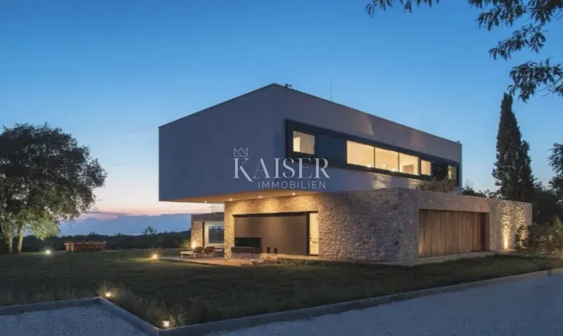Istria - Baderna, imponente villa con piscina coperta e vista mare – 2