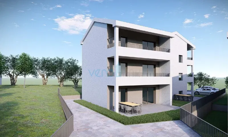 Uvala Soline, island of Krk, two-bedroom apartment on the floor, view, new construction, for sale – 3