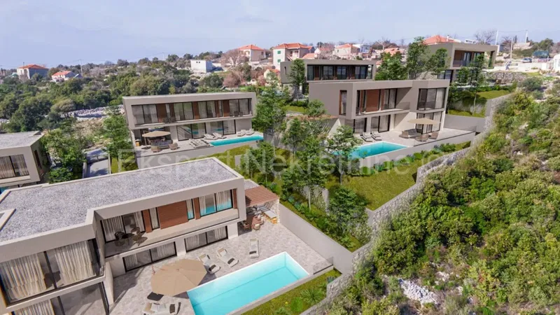 Vinišće, villa di lusso 226 m2 con piscina, vista mare – 3