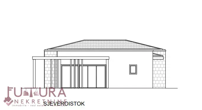 ZADAR - ŽMAN, TERRENO EDIFICABILE 483 M2, VISTA, A 90M DAL MARE!!! – 3