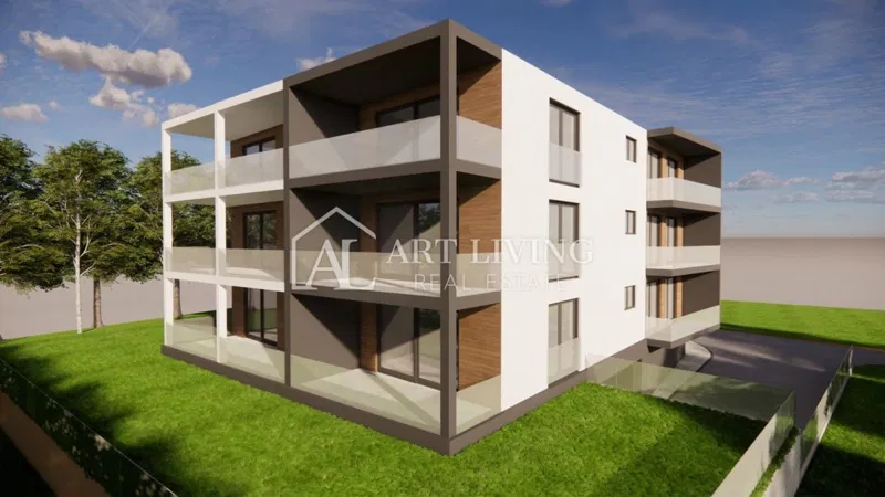 Istra, Umag, okolica - EKSKLUZIVNO - trisobno stanovanje v pritličju 123 m2, 150 m od morja - NOVOGRADNJA – 2