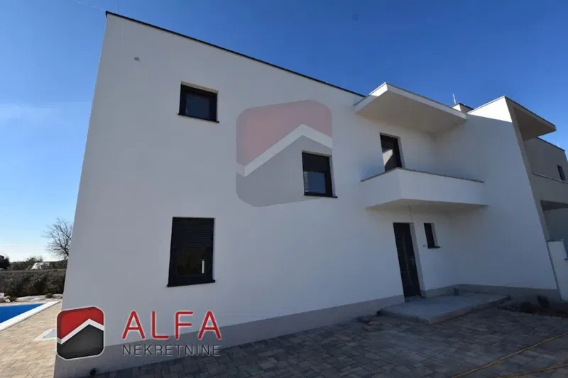 Croatia, Šibenik, Bogdanovići, close to Jadrija, for sale is new modern semi-detached house with swimming pool – 2