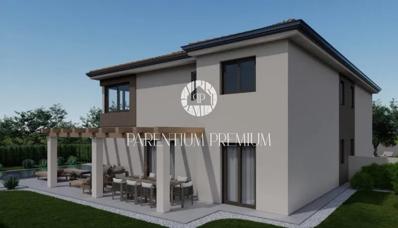 Modern semi-detached house with pool and yard – 3