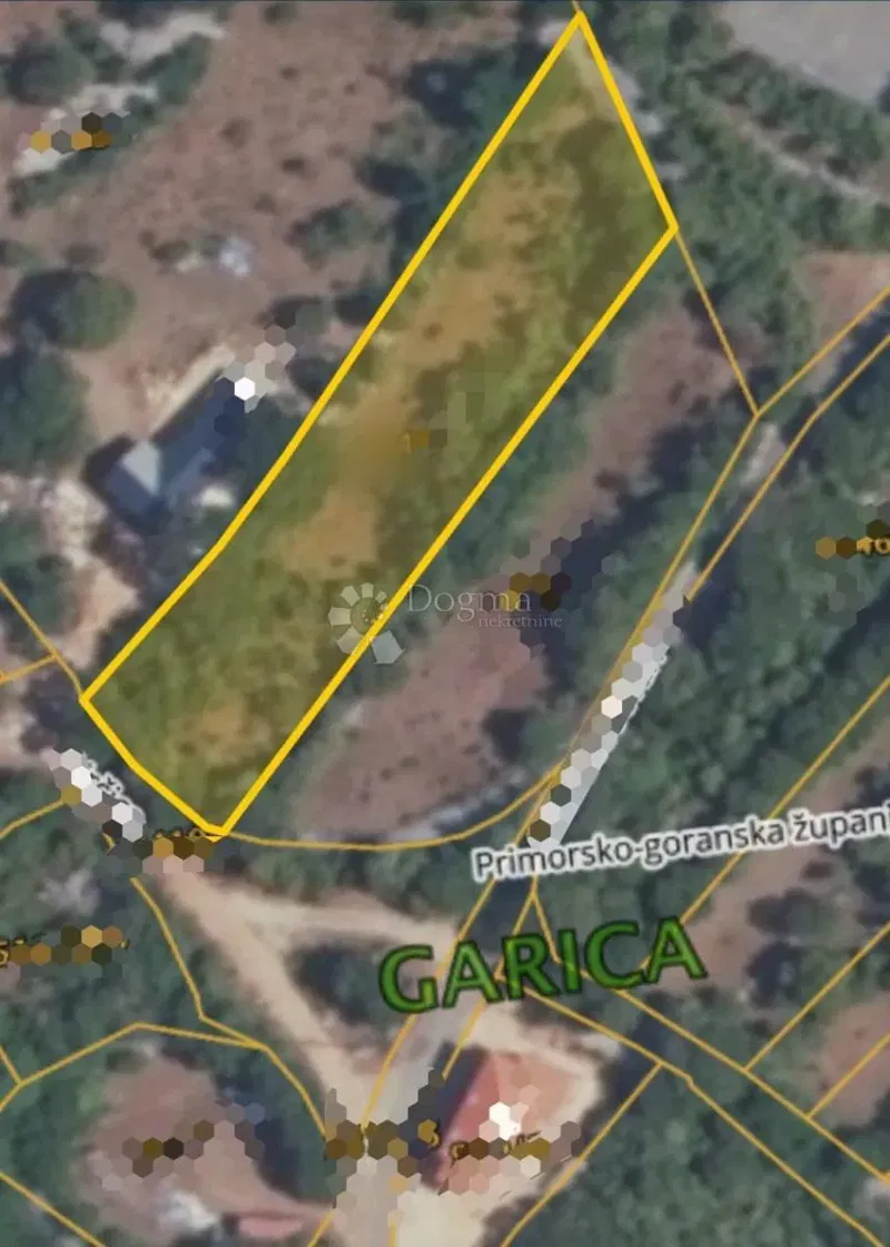 Land Garica, Vrbnik, 1.752m2 – 2