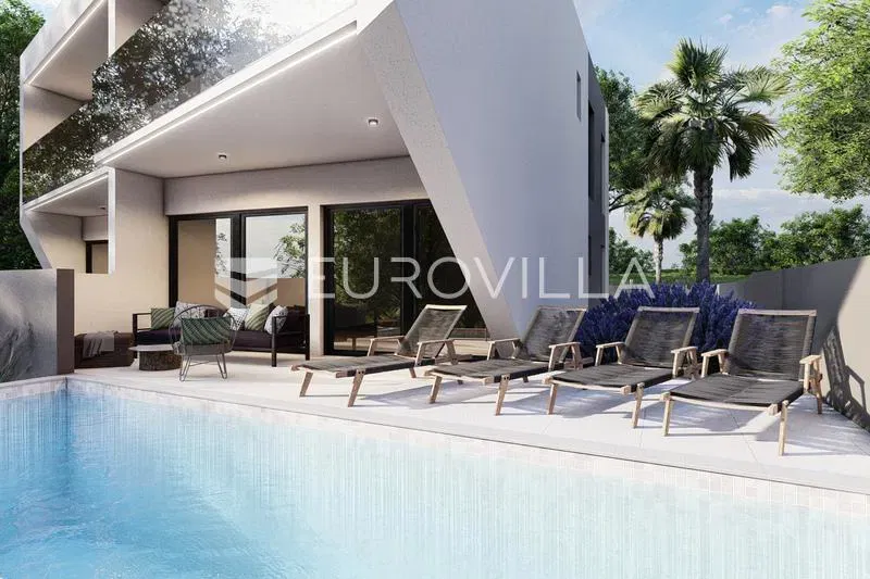 Jadranovo, luxurious semi-detached house with swimming pool, 197 m² – 2