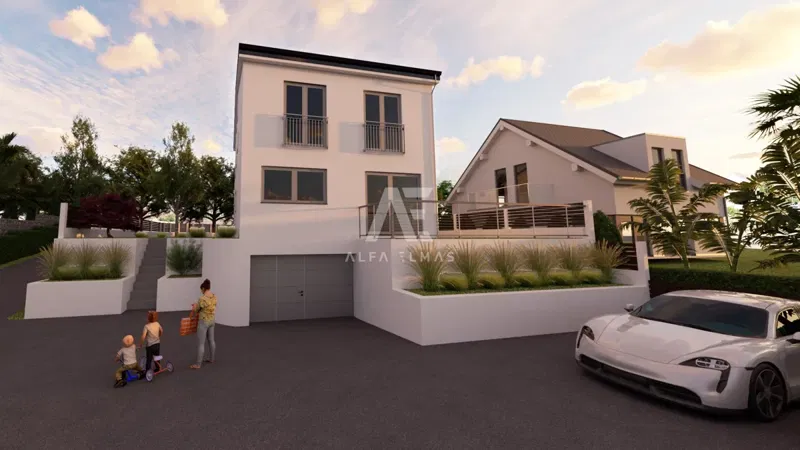 Malinska, modern semi-detached house with garage! ID 615 – 2