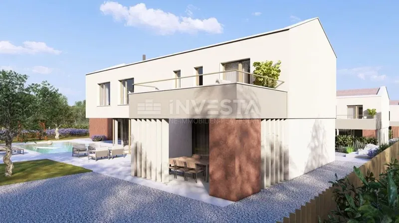Labin surroundings, modern villa with a pool and a rooftop terrace – 2