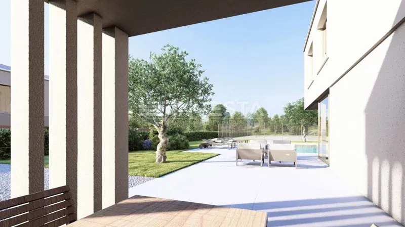 Zona di Labin, villa moderna con piscina su un ampio terreno – 3