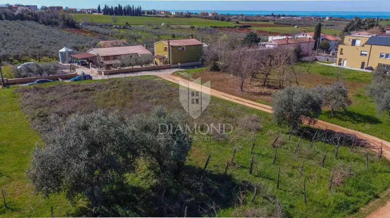 Novigrad, building land with project and building permit! – 2