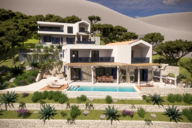 Modern villa under construction with sea view – 2