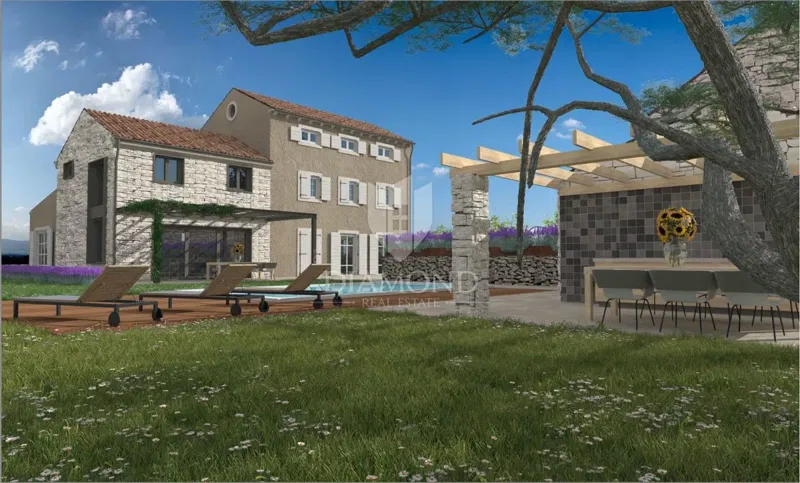Villa under construction and building plot – 2