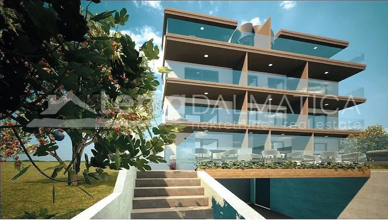 Primošten, modern apartment in a new building with a swimming pool and sea view – 2