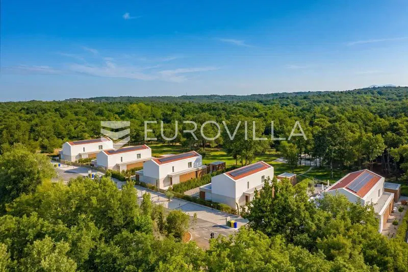 Istria, Labin - top modern villa B, heated pool 48 m², 2402 m² of landscaped garden – 2