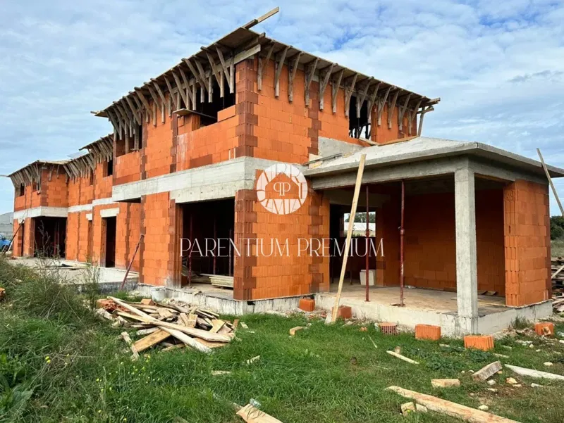 Duplex houses in the unfinished stage – 2