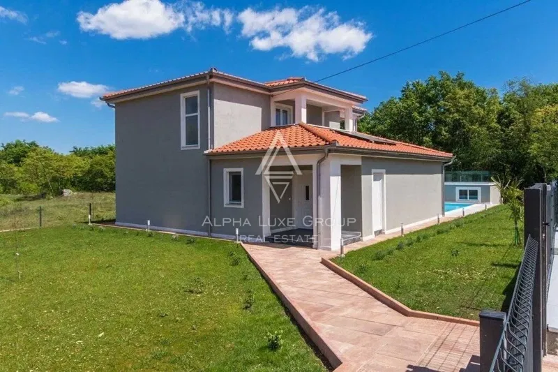 Istria, Labin, Moderna villa con piscina in un villaggio tranquillo – 3
