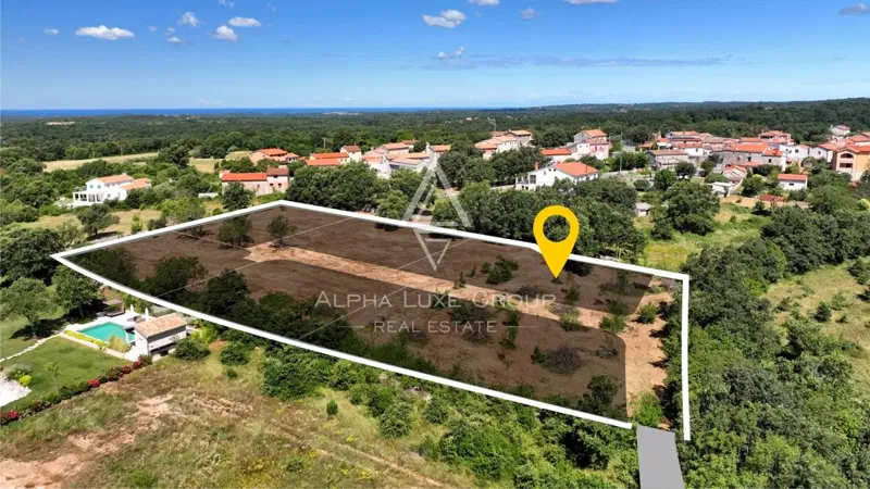 Istria, Barat, Terreno edificabile con vista sul mare e sulla natura – 2
