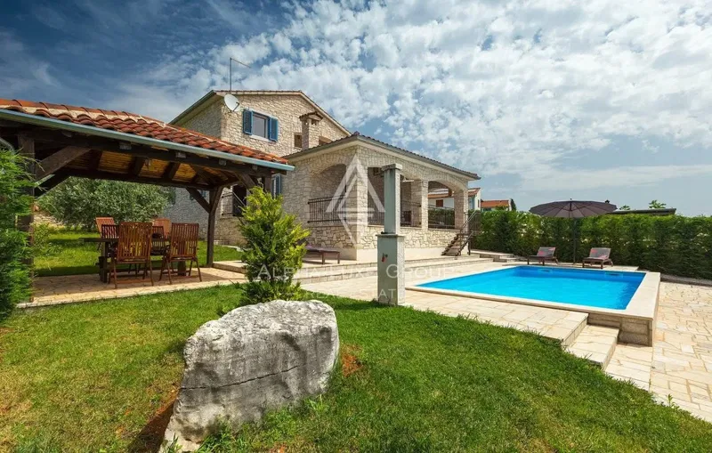 ISTRIA, KAŠTELIR - Incantevole Villa in Pietra con Piscina – 3