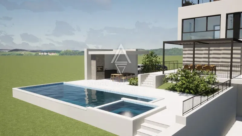 Modern villa with pool and sea view, Istria, Poreč – 2