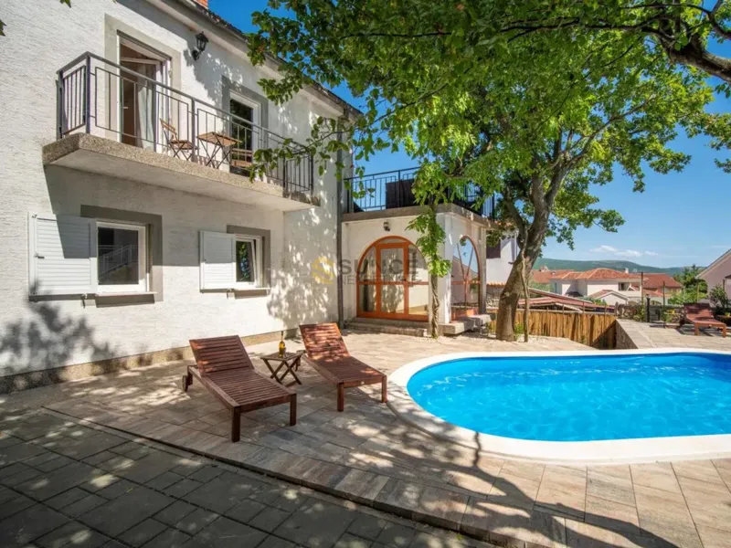 Island of Krk, Kornić, detached house with swimming pool and view! – 3