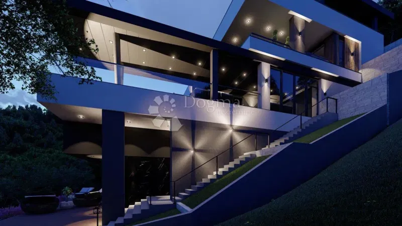 Építési telek Ičići, Opatija - Okolica, 1.368m2 – 2