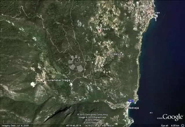 Építési telek Lovranska Draga, Lovran, 2.218m2 – 3