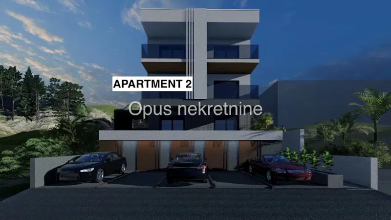 KOMARNA- NOVOGRADNJA 2025- apartman (S2) 49,65 m2 s pogledom na more (Video)
