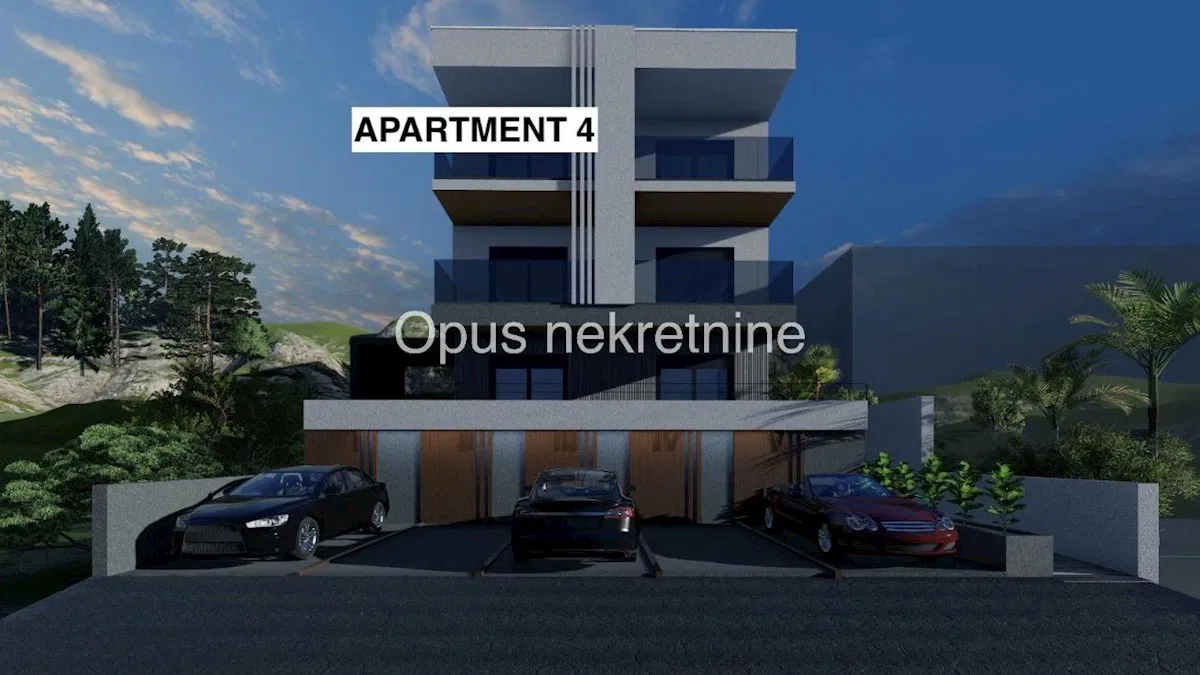 KOMARNA- NOVOGRADNJA 2025- apartman (S4) 49,65 m2 s pogledom na more (Video)