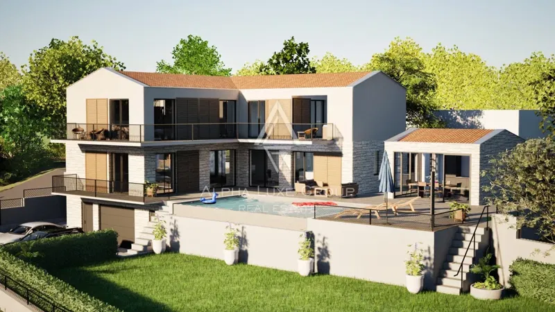 Istria, Visignano, Villa moderna con piscina tranquilla – 2