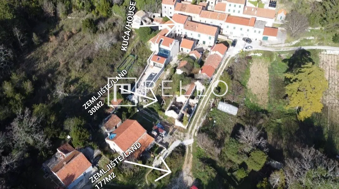Dalmatin ház sorházban (Pelješac-félsziget - Košarni Do)