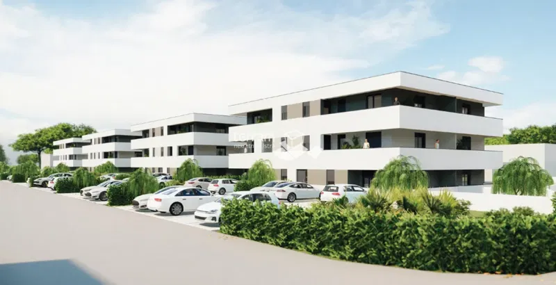 Istra, Pula, periferia, appartamento al piano terra 62,38m2, 2 camere da letto + soggiorno con angolo cottura, giardino, parcheggio, NUOVO!! #vendita – 2