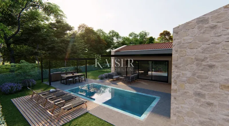 Istria - Poreč, villa project with building permit – 2