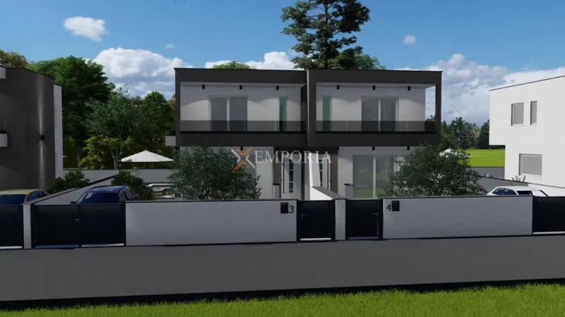 Semi-detached house with pool, new construction, Poličnik – 3