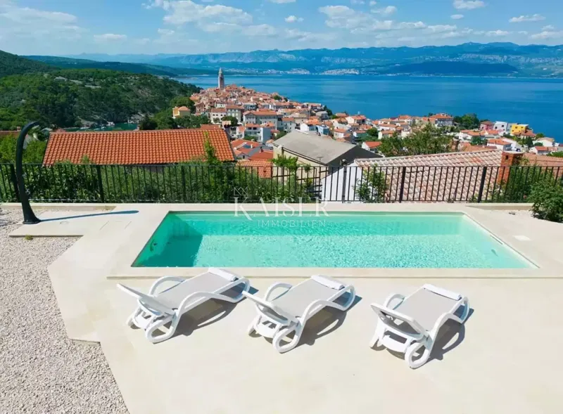 Ostrov Krk, Vrbnik - moderná vila 127m2 s panoramatickým výhľadom – 2
