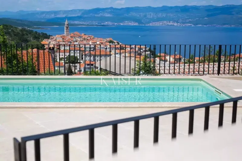 Ostrov Krk, Vrbnik - moderná vila 127m2 s panoramatickým výhľadom – 3
