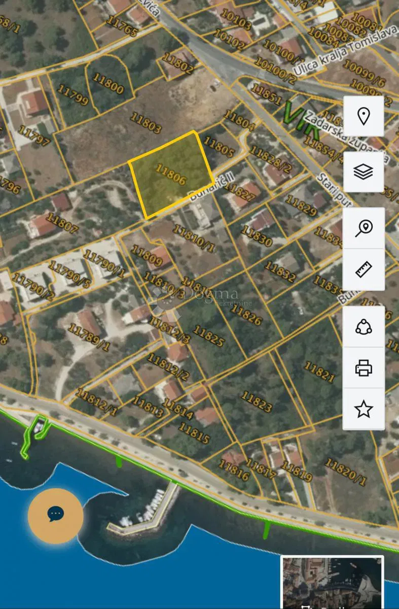 Agricultural land Vir, 1.755m2 – 2