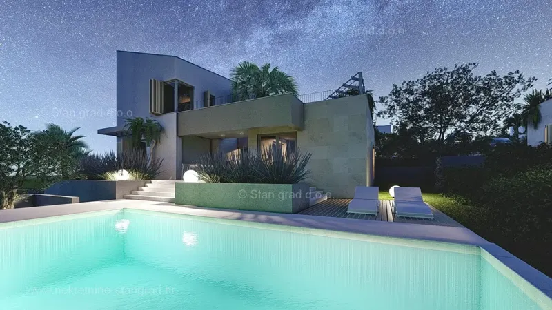 Malinska, luxury villa within the resort with sea view! – 2