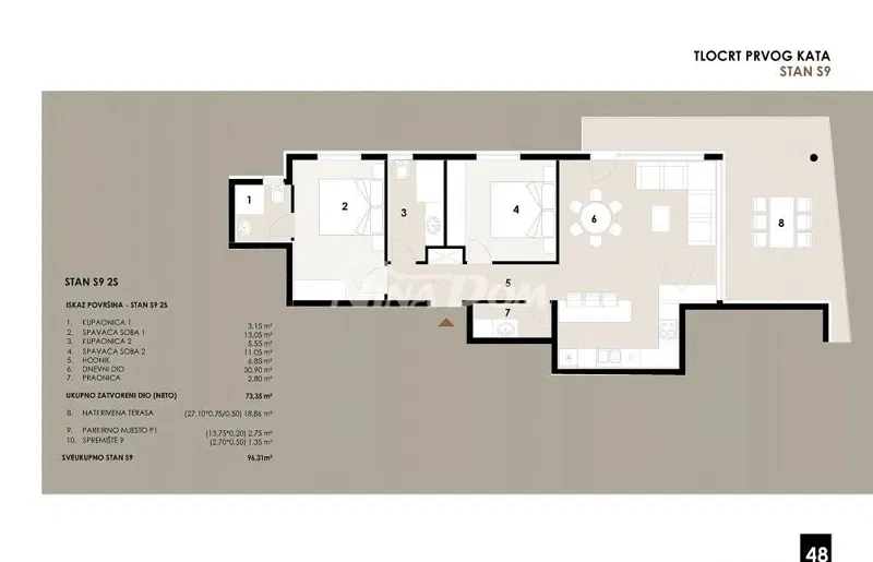 Lakás Privlaka – 3