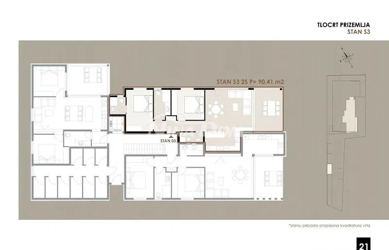Appartamento Privlaka – 2