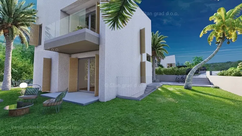 Malinska, un'imponente villa all'interno del resort con vista sul mare! – 3
