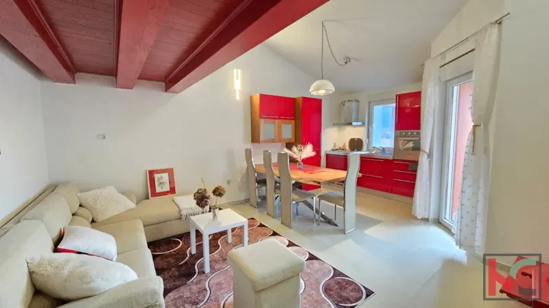 Istria, Valbandon, appartamento 59,01 m2, 1 camera da letto + bagno, due posti auto e balcone #vendita – 2