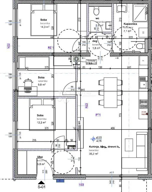Allogio Tar, Tar-Vabriga, 92,40m2 – 2