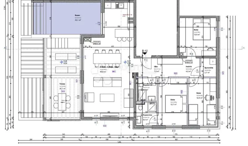 Lakás Tar, Tar-Vabriga, 92,40m2 – 2