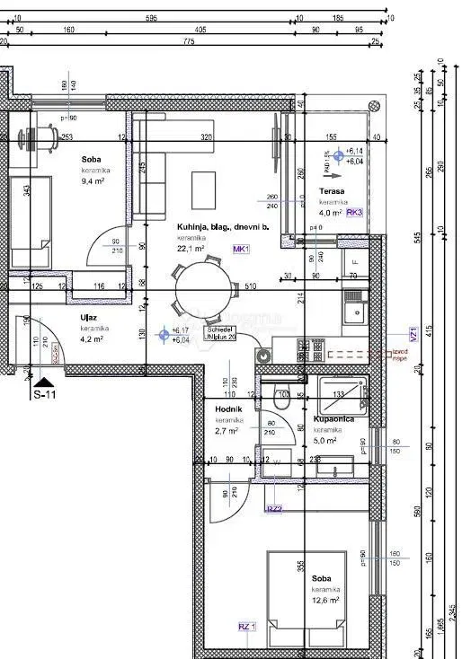 Lakás Tar, Tar-Vabriga, 92,40m2 – 2