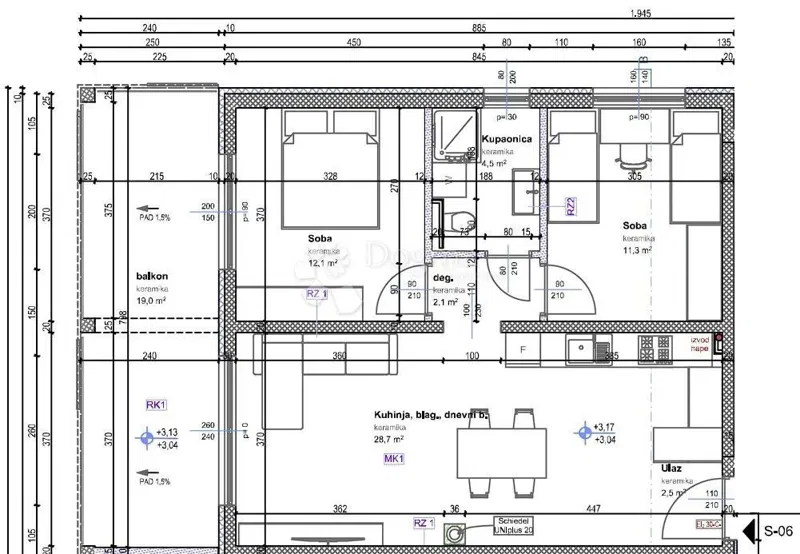 Allogio Tar, Tar-Vabriga, 92,40m2 – 2