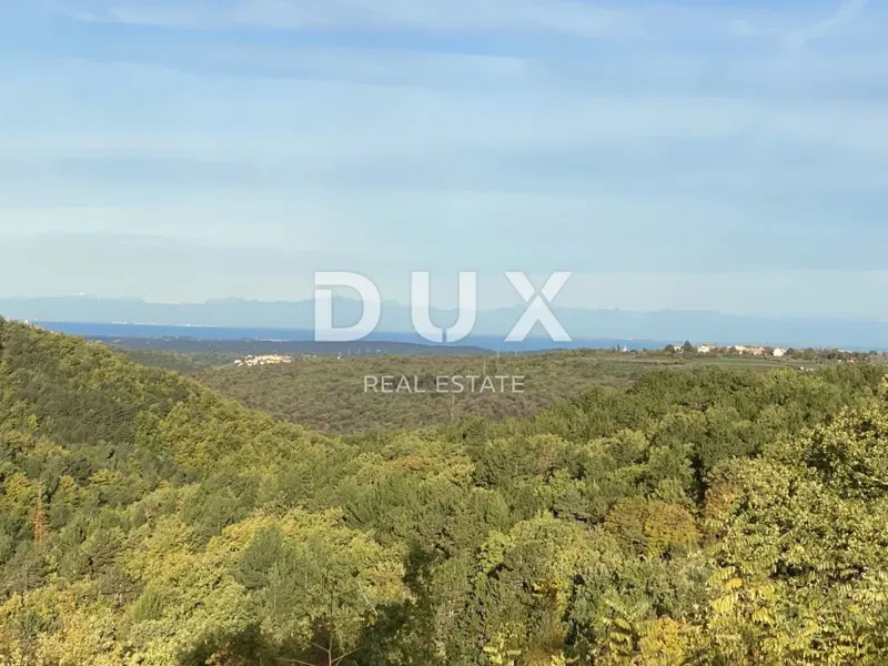 ISTRIA, GROŽNJAN - Vista libera sul mare! Terreno edificabile con progetto – 2