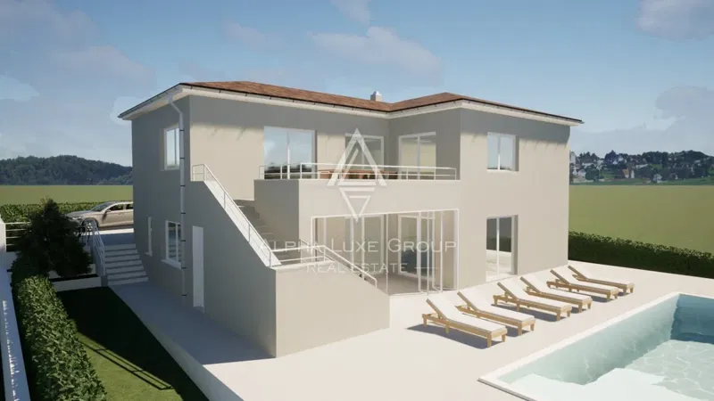 Kaštelir, Istria – Building land with sea view – 3