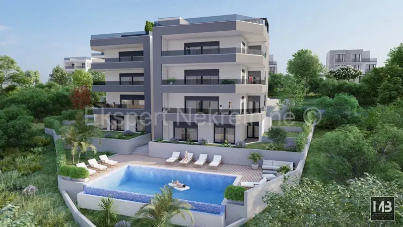 Split, Slatine, comfortable 2-bedroom apartment 113 m2, sea view – 2