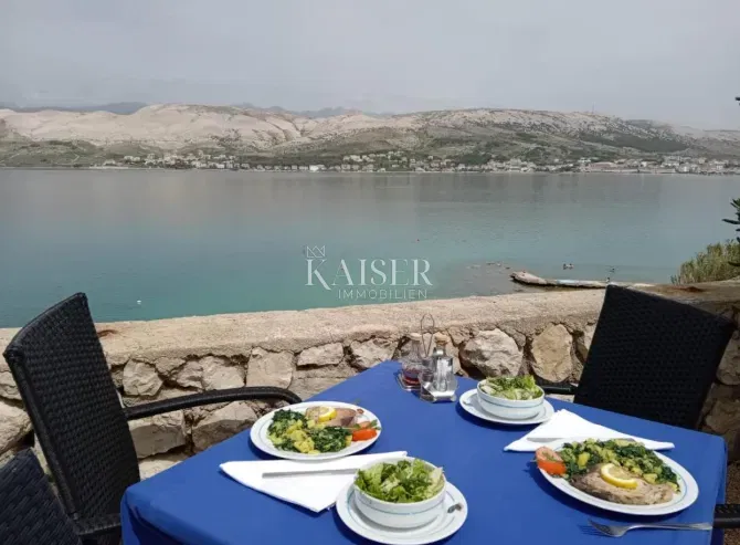 Pag, OPPORTUNITY land with building, 1st row to the sea – 2